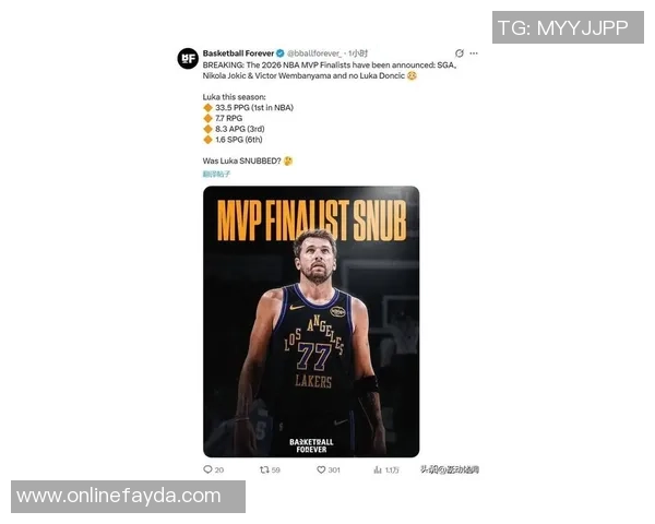 东契奇得分王却仅获一张MVP第一选票引发热议你怎么看